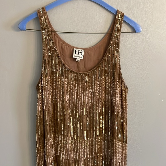 HAUTE HIPPIE sequin dress 100% silk REVOLVE - Picture 2 of 7